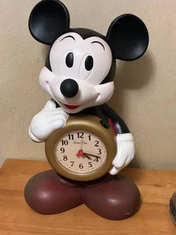 미키마우스 탁상시계 말하는 알람 기능 포함 레트로