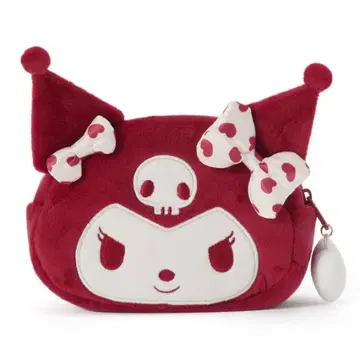 산리오 캐릭터즈 콜라보 쿠로미 크리스마스 페이스 파우치[sz005]