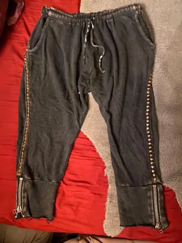 Z.VARGAS 스터드 조거 팬츠 다크 그레이