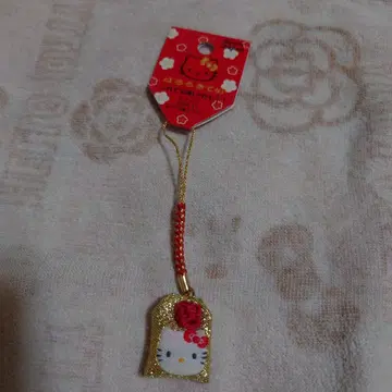 헬로키티 부적 마스코트 끈 금