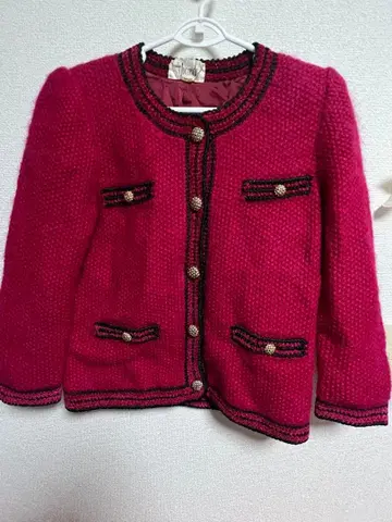 Joconde 노카라 자켓 M 핑크