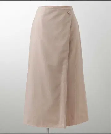 베이지 랩스커트 M 사이즈