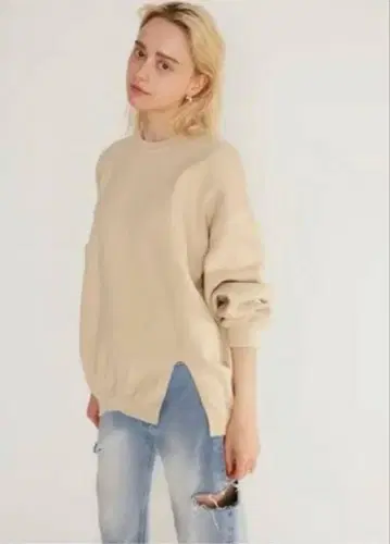 택 포함 새상품! 완판 SeaRoomlynn 하이 트위스트 코튼 풀오버