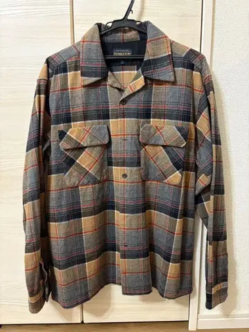 PENDLETON 체크 무늬 플란넬 셔츠 L 사이즈