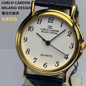 미사용 CARLO CARDINI MILANO DESIGN 일본제 무브먼트
