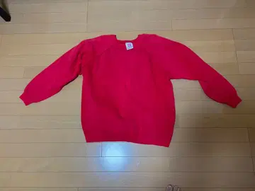 Hanes 레드 스웨트 셔츠 L