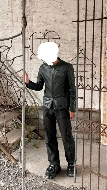 00s archive 라이더스 재킷 그런지 v