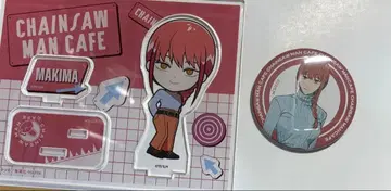 체인소 맨 카페 마키마 아크릴 스탠드 캔뱃지 세트