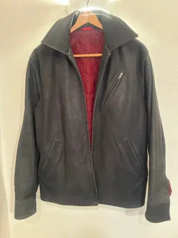 폴스미스 블랙 가죽 라이더 자켓