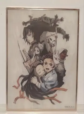 귀멸의 칼날 귀멸극장 키 비주얼 아크릴 색지 형제자매의 인연 편