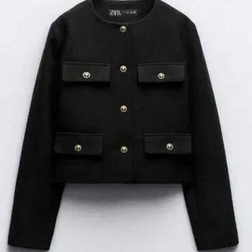 ZARA 플랩 크롭 자켓