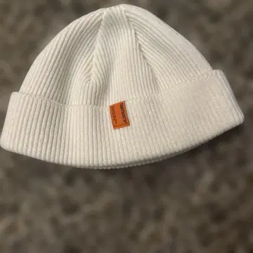 화이트 니트 모자 tightbooth