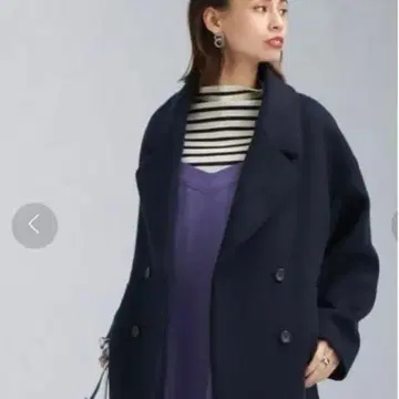 그린 라벨 릴랙싱 네이비 피 코트