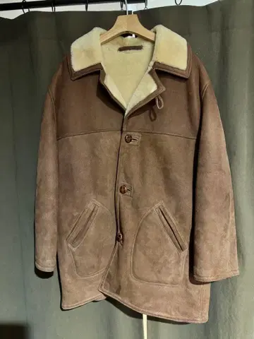 빅 사이즈 무스탕 코트 AH.H MATTERHORN