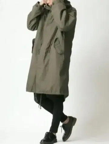 HOUSTON/휴스턴 오버 사이즈 M-51 후드티 모즈 코트