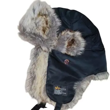 ALPHA 플라이트 캡 안쪽 오렌지 블랙 퍼