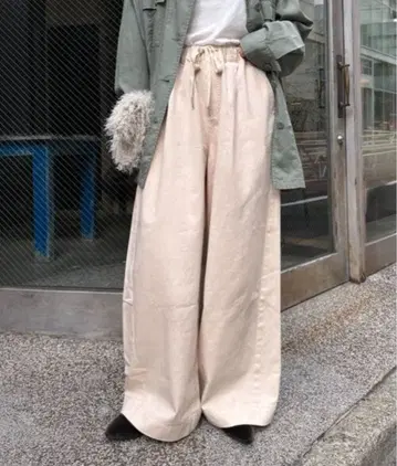 차오패닉 티피 스타일업 부드러운 와이드 이지 팬츠