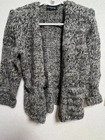 breckenridge 가디건 블랙 화이트