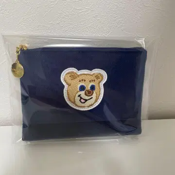 [ 완판템 ] 러브러리 바이 페이 올드 테디 와펜 파우치 네이비