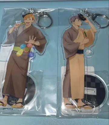 하이큐 엔니치 아크릴 스탠드 키링 미야 아츠무 미야 오사무