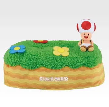 [ 미사용 새상품 ] 제일복권 슈퍼 마리오 B상 키노피오 티슈 케이스