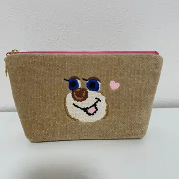 [ 미사용 ] FEILER LOVERARY 도업 테디걸 화장품 파우치