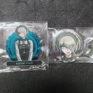 뉴 단간론파 V3 캔뱃지 아크릴 스탠드 토죠 츠루미