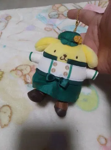 푸로랜드 한정판 관의 레스토랑 마스코트 폼폼푸딩 봉제 인형