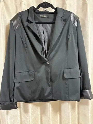 블랙 테일러드 자켓