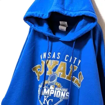 길단 MLB 캔자스시티 로열스 후드 맨투맨 블루 XL 구제 의류