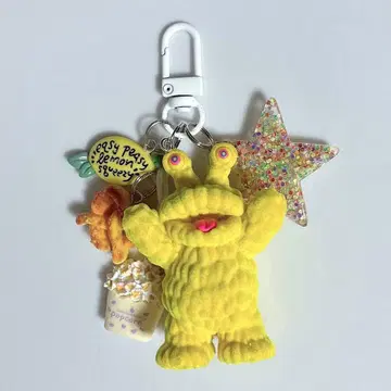 자라자라 키링 자라자라 가챠가챠 몰드 뮤턴트 옐로우 컬러