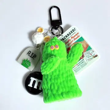 찰랑찰랑 키링 찰랑찰랑 가챠가챠 몰 뮤턴트 그린