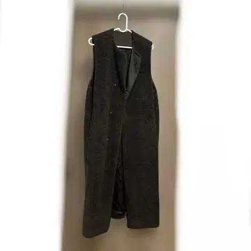 Aga 차콜 그레이 보아 롱 베스트