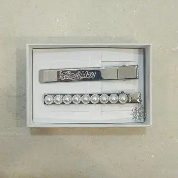 한국 팝업 SnowMan 헤어핀 세트