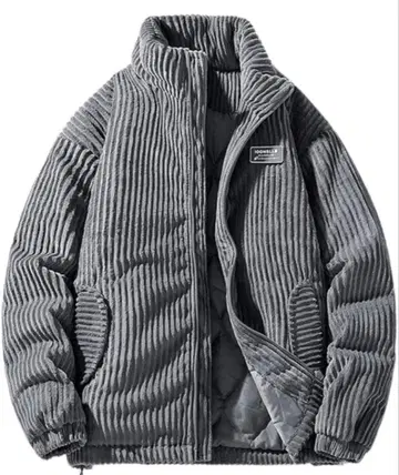 코듀로이 그레이 다운 자켓 3XL