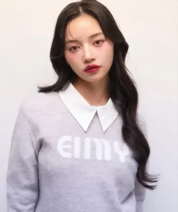 eimy istoire 로고 니트 그레이