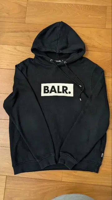 [ BALR. ] 후드 부착 후드티 M 블랙 트레이닝복