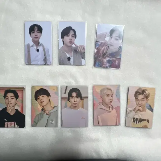 방탄 bts 럭드+휠라 fila 포카 8장 일괄