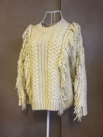 즉시 구매 OK EMODA/에모다/니트/스웨터/상의/화이트/F668