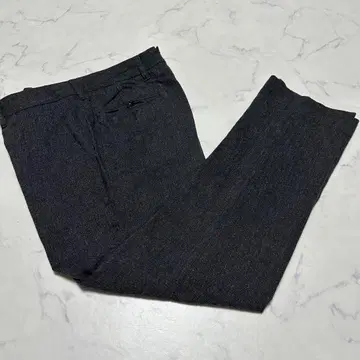 새상품급 어반 리서치 캐시미어 혼방 슬랙스 차콜 그레이 사이즈 L