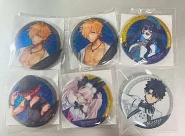 Fate FGO 가챠메이트 홀로그램 캔뱃지 세트