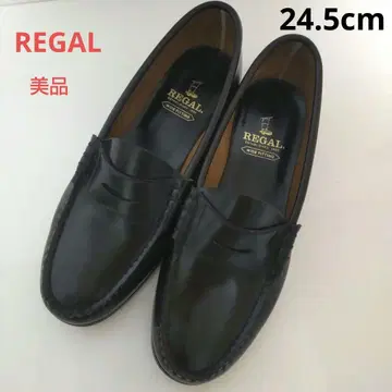 새상품급 리걸 로퍼 블랙 천연 가죽