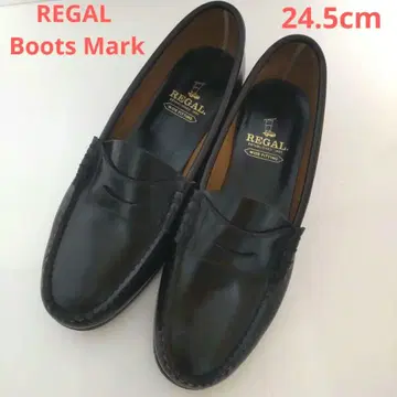 새상품급 REGAL 리걸 로퍼 블랙 천연 가죽