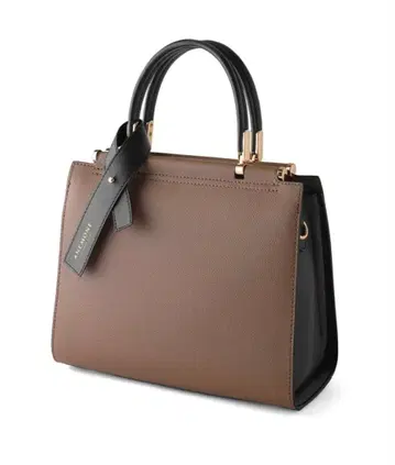 ANEMONE 아네모네 바이컬러 스퀘어 2WAY 백 다크 브라운