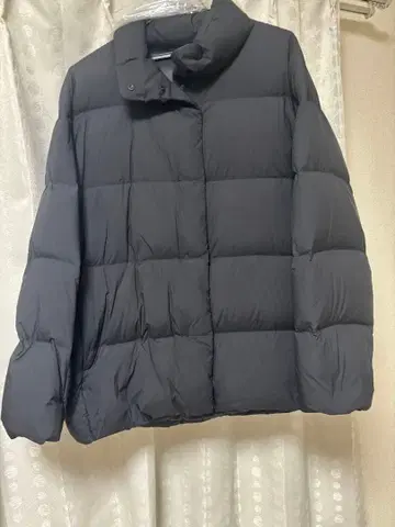 유니클로 파우더 소프트 다운 블랙 사이즈 XL