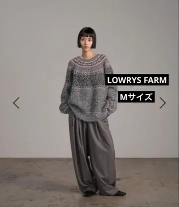 [ LOWRYS FARM ] 이지 와이드 코쿤 팬츠 M 사이즈