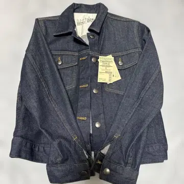 MUJI 여성용 가로 세로 스트레치 데님 블루종 S 다크 데님