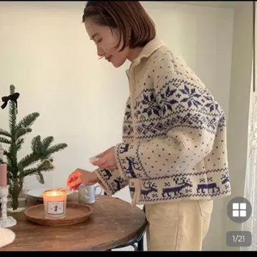 노르딕 지퍼 가디건 nugu Gs 한국 plain