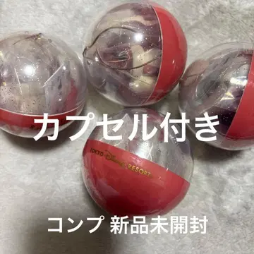 캡슐 토이 4개 세트 컴프 린린린 디즈니 크리스마스