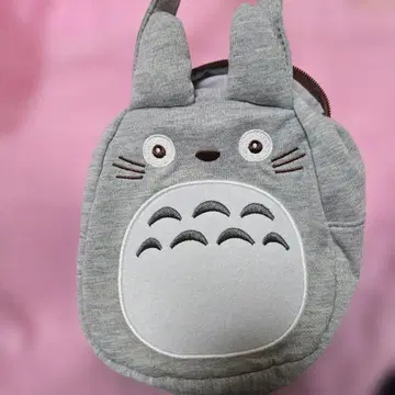 토토로 패브릭 소재 백 그레이